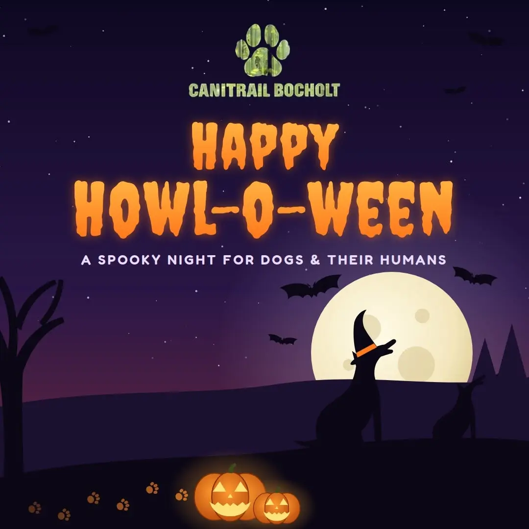 Poster: Happy Howl-o-ween, a spooky night for dogs and their humans